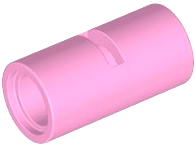 Technic Pin Connector Round [Slotted] in Bright Pink