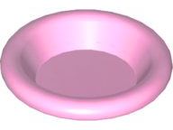 Equipment Dish / Plate / Bowl 3 x 3 [Plain] in Bright Pink