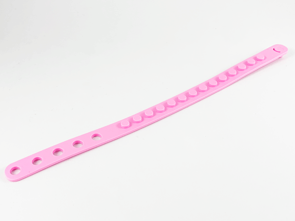 DOTS Bracelet 1 Stud Wide in Bright Pink