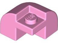 Brick Round, Curved 2 x 2 x 1 1/3, Corner in Bright Pink