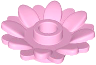 Plant, Sunflower 2 x 2 with 16 Petals in Bright Pink