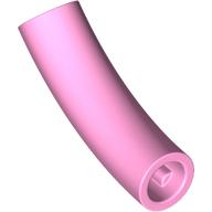 Brick Round 1 x 1 D. Tube with 45° Elbow and Axle Holes (Crossholes) at Each End in Bright Pink