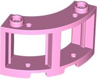 Window Round 3 x 3 x 2 in Bright Pink
