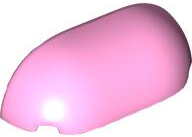 Brick Round, Curved Triple 2 x 6 x 1 2/3 in Bright Pink