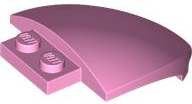 Windscreen, Curved 4 x 5 in Bright Pink