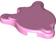 Tile Special, Splat with Rounded Sides in Bright Pink