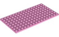 Plate 8 x 16 in Bright Pink