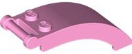 Windscreen 6 x 2 x 2 with Handle in Bright Pink