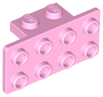 Bracket 1 x 2 - 2 x 4 in Bright Pink