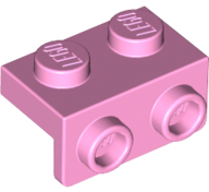 Bracket 1 x 2 - 1 x 2 in Bright Pink