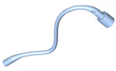 Plant, Vine with Bar and Bar Hole in Bright Light Blue
