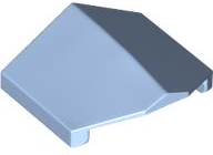 Brick Sloped 33° 2 x 2 Double / Inverted in Bright Light Blue