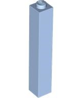 Brick 1 x 1 x 5 with Solid Stud in Bright Light Blue