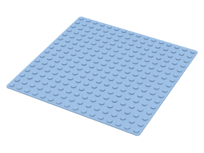 Baseplate 16 x 16 in Bright Light Blue