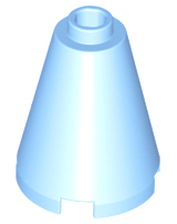 Cone 2 x 2 x 2, Open Stud in Bright Light Blue