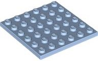 Plate 6 x 6 in Bright Light Blue