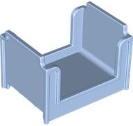 Duplo Bed, Bunk in Bright Light Blue