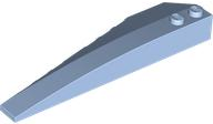 Brick Wedged, Curved 10 x 3 Right in Bright Light Blue