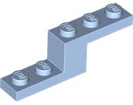 Bracket 5 x 1 x 1 1/3 in Bright Light Blue