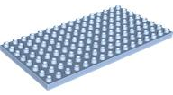 Duplo Plate 8 x 16 in Bright Light Blue