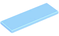 Tile 2 x 6 in Bright Light Blue