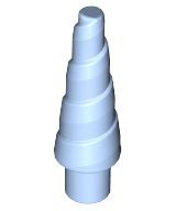 Creature Body Part, Horn (Unicorn) in Bright Light Blue