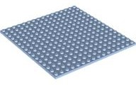 Plate 16 x 16 in Bright Light Blue