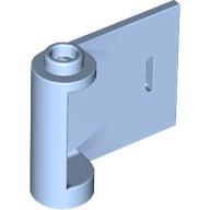 Door 1 x 3 x 2 Right - Open Between Top and Bottom Hinge in Bright Light Blue