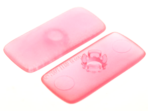 Clikits Icon, Rectangle 3L with Pin in Trans-Pink