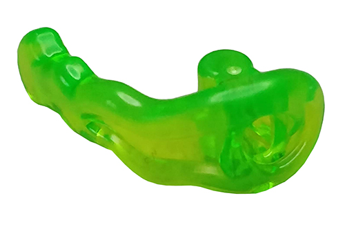 Wave / Power Blast Rounded Energy with Bar Handle in Trans-Bright Green