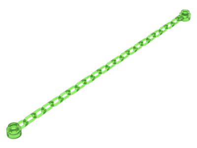 Chain 16L [21 Links] in Trans-Bright Green
