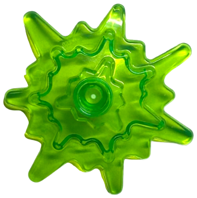 Wave / Power Burst / Flame / Magic Spell Effect, Lightning Stream with 2 Bars in Trans-Bright Green