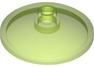 Dish 3 x 3 Inverted [Radar] in Trans-Bright Green