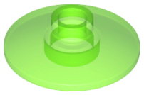 Dish 2 x 2 Inverted [Radar] in Trans-Bright Green