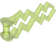 Wave / Lightning Angular, Double in Trans-Bright Green