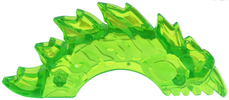 Energy Effect, Crystalized Dragon for Spinner in Trans-Bright Green
