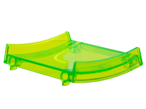 Stunt Ramp Section 30° in Trans-Bright Green