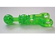 Large Figure Skeletal, Limb with Ball Joint on Axle and Ball Socket and Hole in Trans-Bright Green