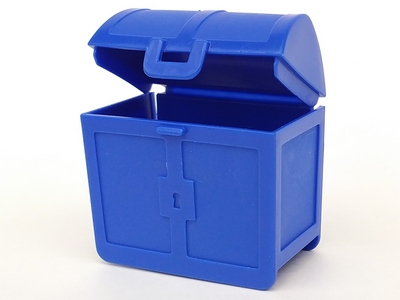 Duplo Treasure Chest 2 x 4 x 3 in Dark Royal Blue