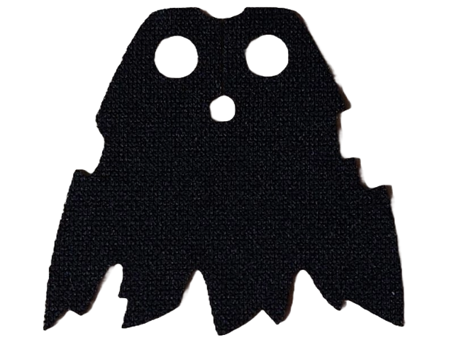 Neckwear Cape, Tattered in Black