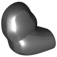 Bigfig Arm, Right [Plain] in Black