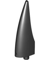 Animal Body Part, Barb / Claw / Tooth / Talon / Horn, Large in Black
