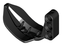 Technic Grabber Arm Claw with 3L Thick Beam [Type 1] in Black