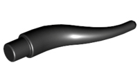 Animal Body Part, Horn (Cattle) / Tentacle / Vine / Branch / Tongue - Long in Black