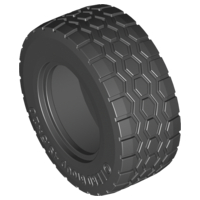 Tyre 49.53 x 20 in Black