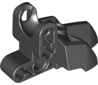 Large Figure Foot, with Ball Socket 3 x 5 x 2 in Black