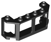 Train Front 2 x 6 x 2 in Black