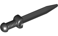 Weapon Sword with Thick Crossguard (Roman Gladius) in Black