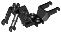 Vehicle Base, Motorcycle Chassis, Clip for Handle in Black