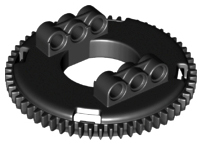 Technic Turntable Large Type 3 Top, 60 Tooth in Black
